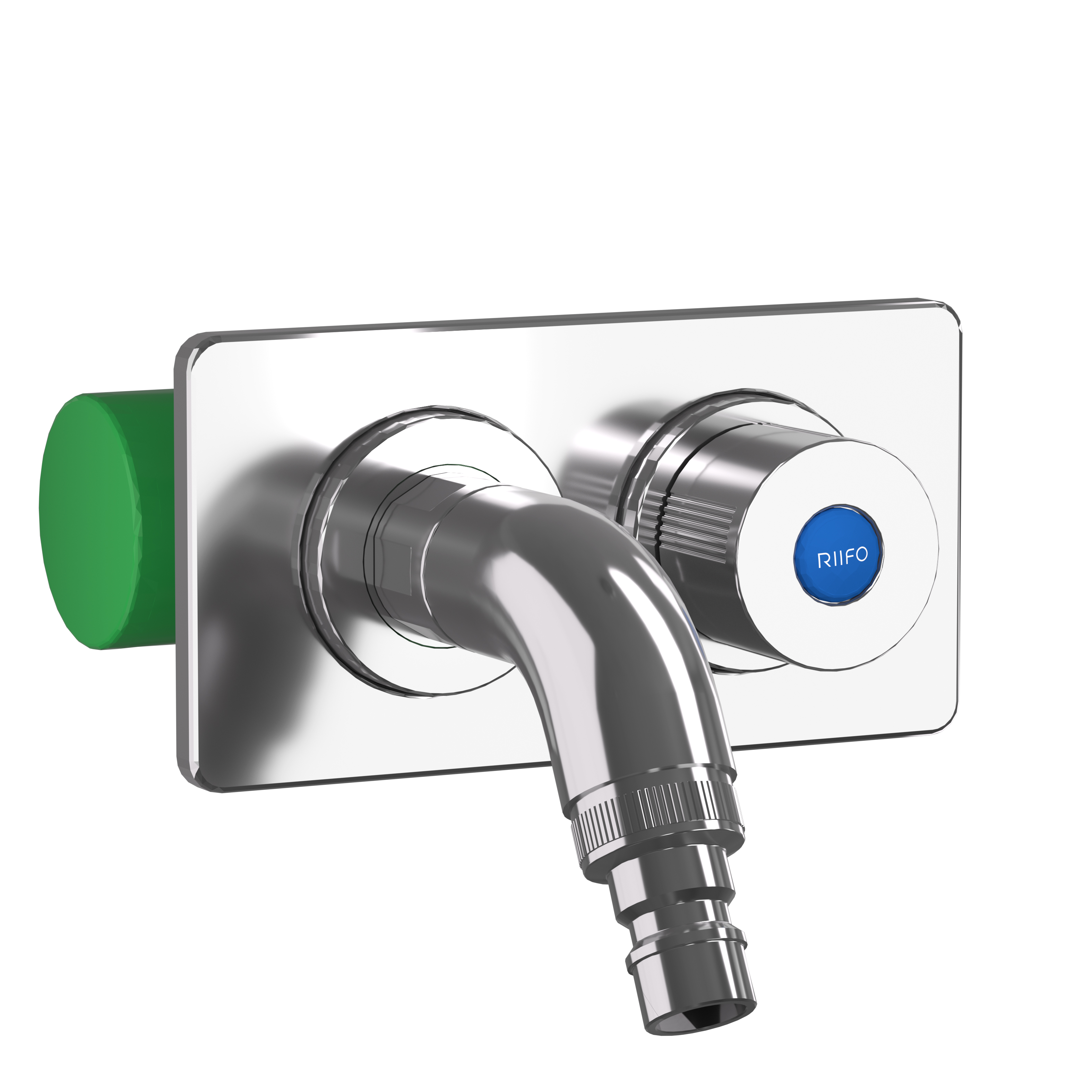 AZ203PPR暗装洗衣机龙头DN20（绿）（加高型）