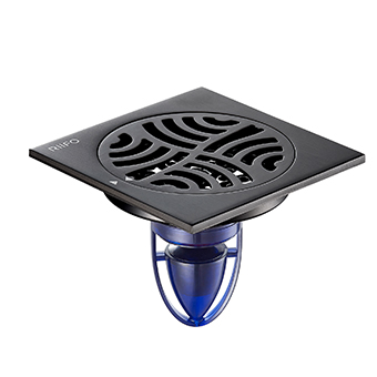 不锈钢地漏RF-79017Q（枪灰色）（磁悬。