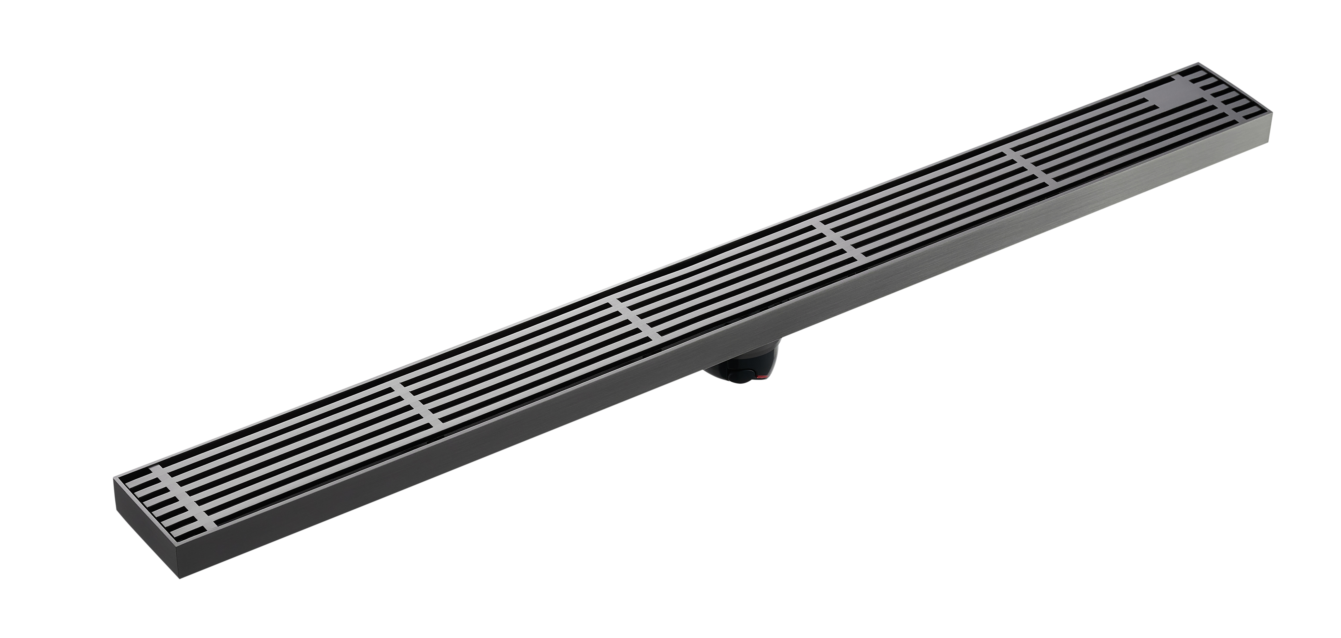 不锈钢长条淋浴地漏RF-DC3082Q （600x55）（枪灰色）