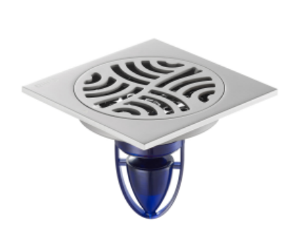 不锈钢地漏RF-79017B（镍拉丝）（磁悬。 