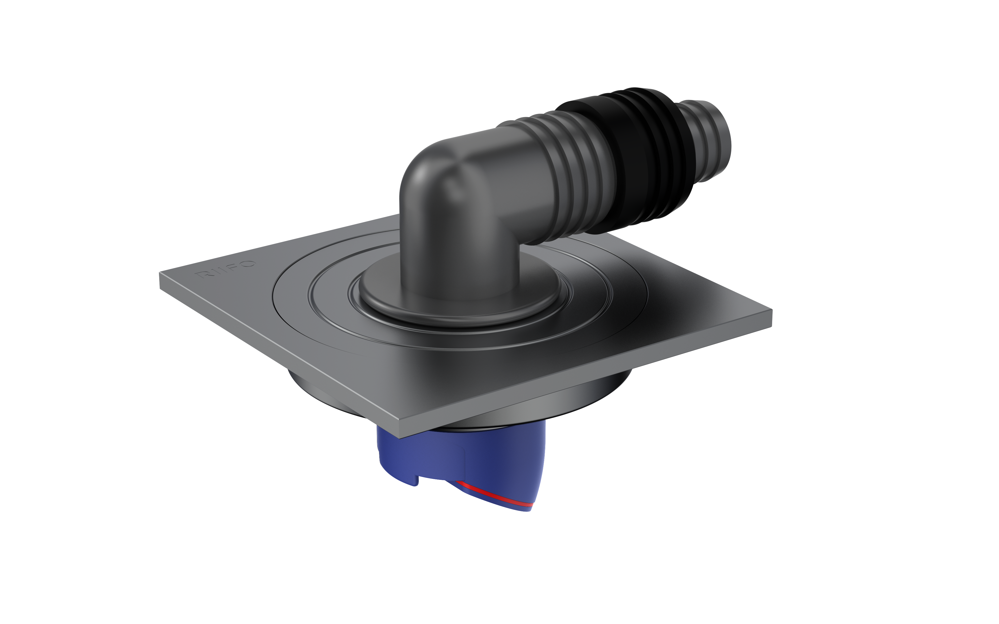 全铜洗衣机地漏RF-DC1002H（黑色）（带转接头）